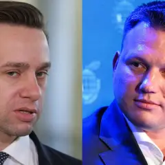 Sławomir Mentzen i Krzysztof Bosak – dlaczego nie rozmawiają w marcu 2026? Politycy na zdjęciu.