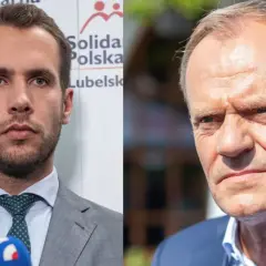 Dwóch polityków, jeden z nich to Donald Tusk. Co oznacza nazwisko Tusk? To pytanie, które może nurtować wielu.