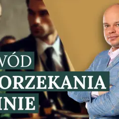 Odkryj sekrety projektu ustawy o łatwiejszych rozwodach bez orzekania o winie. Na zdjęciu mężczyzna w garniturze i para w tle.