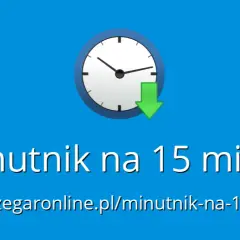 Jak łatwo ustawić minutnik na 15 minut i nie stracić czasu