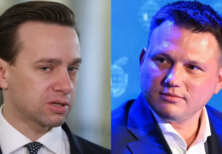 Sławomir Mentzen i Krzysztof Bosak – dlaczego nie rozmawiają w marcu 2026? Politycy na zdjęciu.