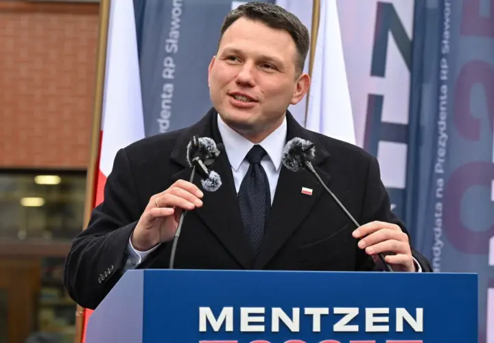 Sławomir Mentzen przemawia, ujawniając sekrety kampanii prezydenckiej i plany na drugą turę.