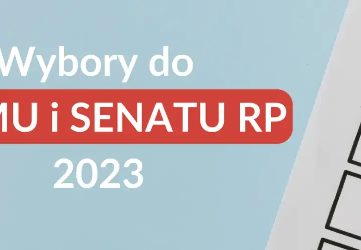 Wybory do Sejmu i Senatu RP 2023 - zaznaczony kwadrat na karcie do głosowania.