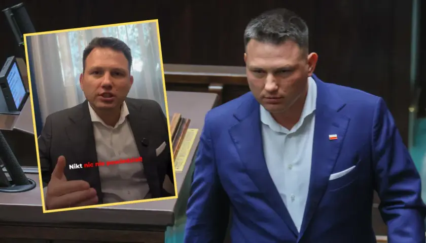 Waldemar Humięcki w kadrze, mówi "Nikt nic nie powiedział!". Prawdziwe powody zawieszenia Waldemara Humięckiego w prawach członka PiS pozostają niejasne.