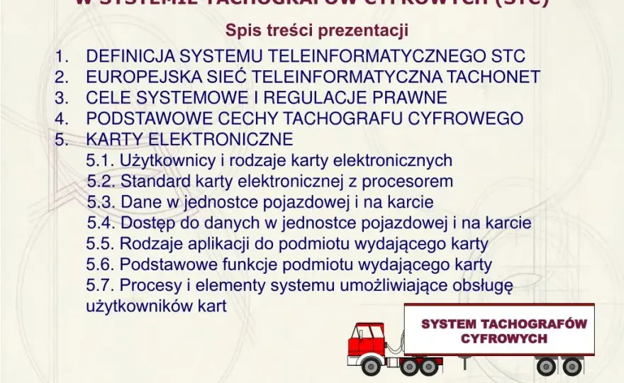 Ustawa o systemie tachografów cyfrowych – co musisz wiedzieć, aby uniknąć problemów