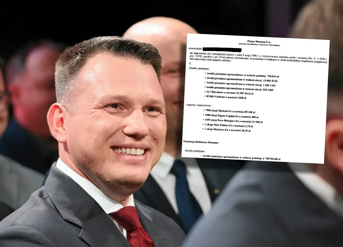 Sławomir Mentzen i jego majątek: oświadczenie ujawnia sekrety, w tym zyski z giełdy i kryptowalut.
