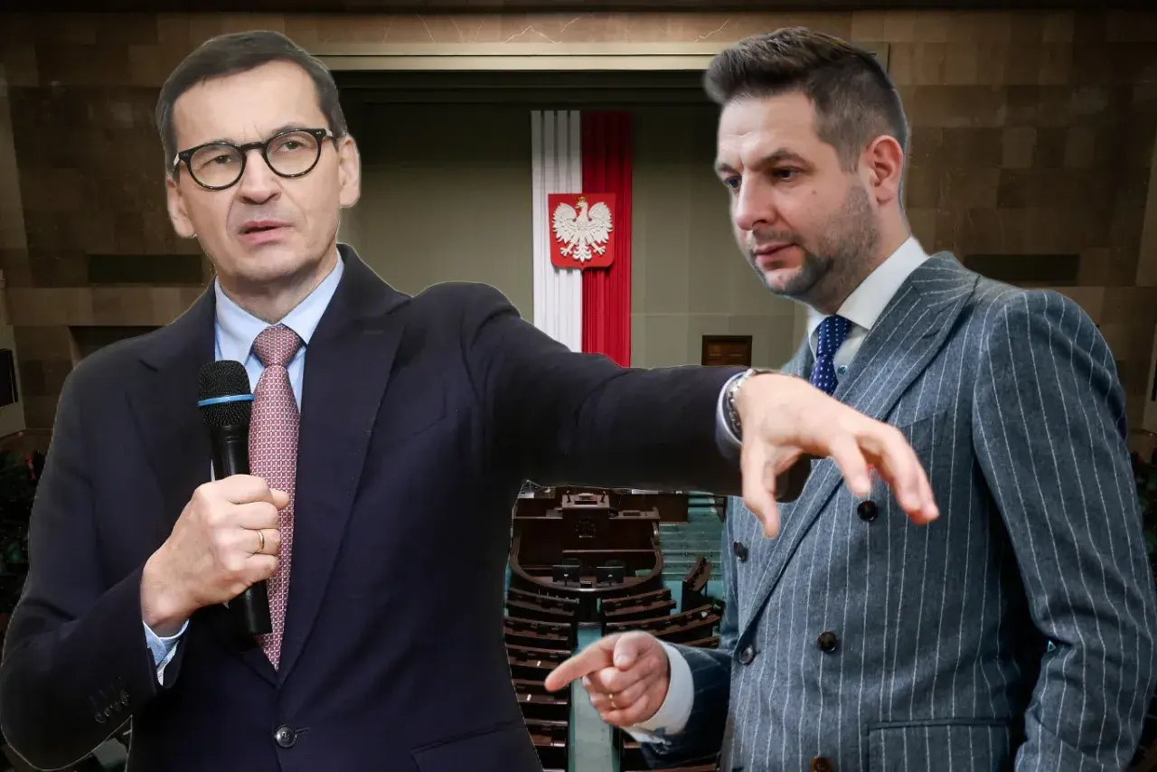 Mateusz Morawiecki i Patryk Jaki w Sejmie. Czy to prawdziwe powody kłótni Mateusza Morawieckiego z Patrykiem Jakim?