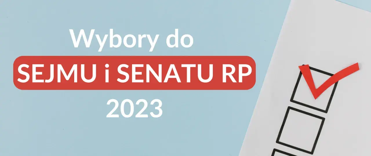 Wybory do Sejmu i Senatu RP 2023 - zaznaczony kwadrat na karcie do głosowania.