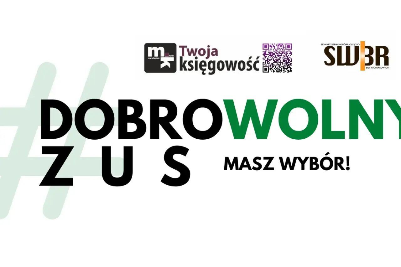 Grafika promuje projekt ustawy o dobrowolnym ZUS. Kto z polityków Konfederacji stoi za tym projektem? #DobrowolnyZUS #MaszWybór