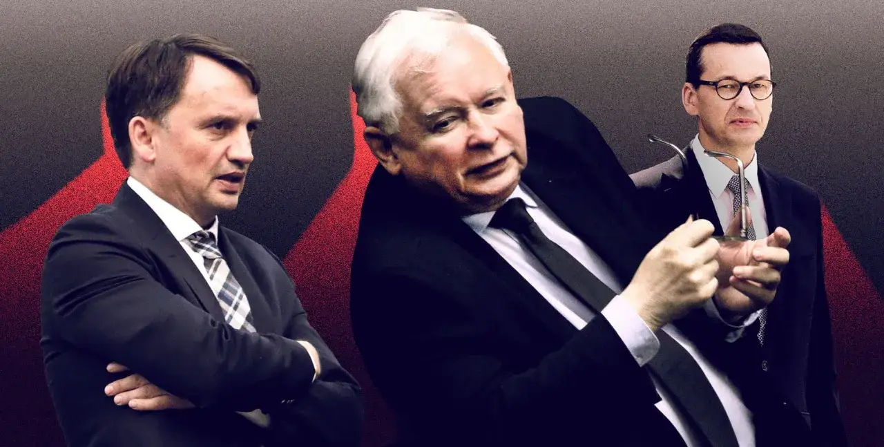 Jarosław Kaczyński, Mateusz Morawiecki i inny polityk PiS. Czy ktoś ze starej gwardii PiS trafił na 