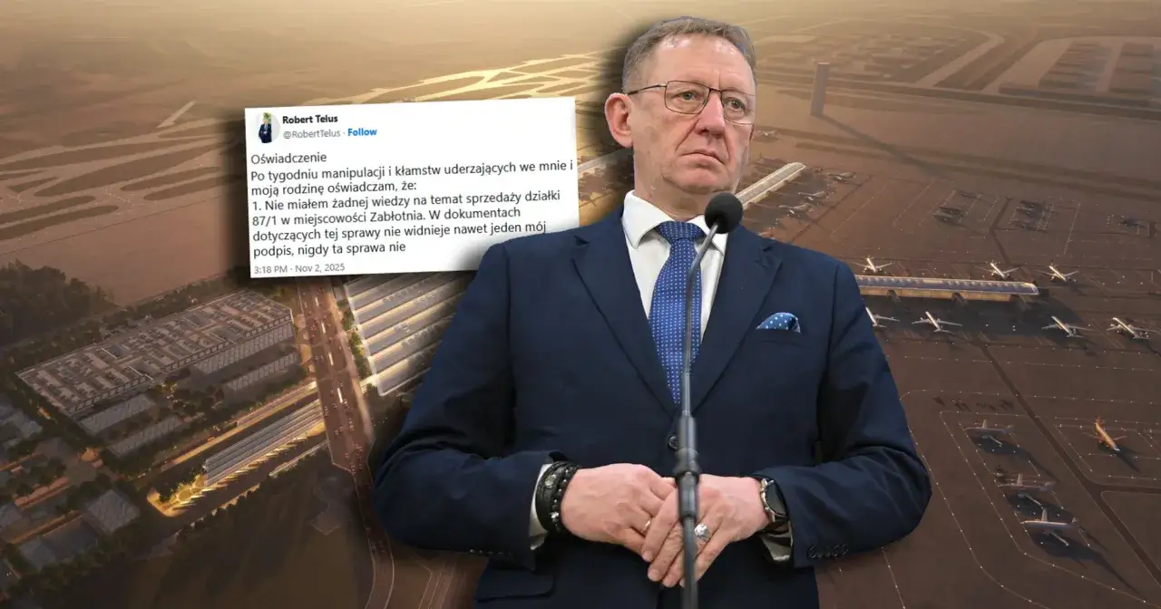 Robert Telus dementuje plotki o prawdziwych powodach zawieszenia Waldemara Humięckiego w prawach członka PiS, wskazując na brak wiedzy o sprzedaży działki.