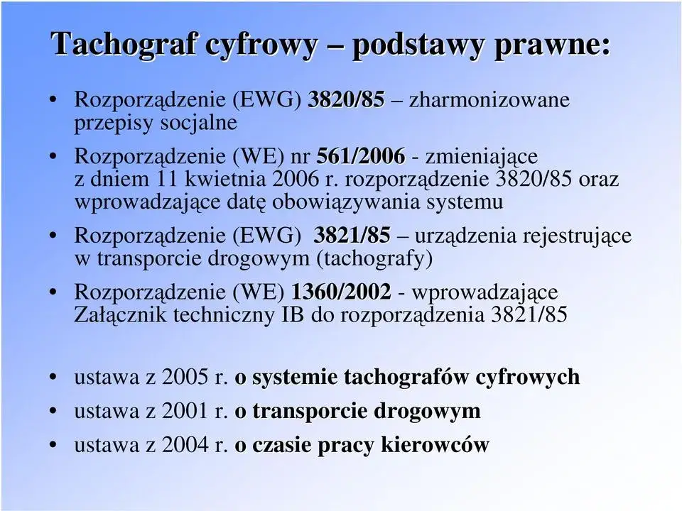 Zdjęcie Ustawa o systemie tachografów cyfrowych – co musisz wiedzieć, aby uniknąć problemów